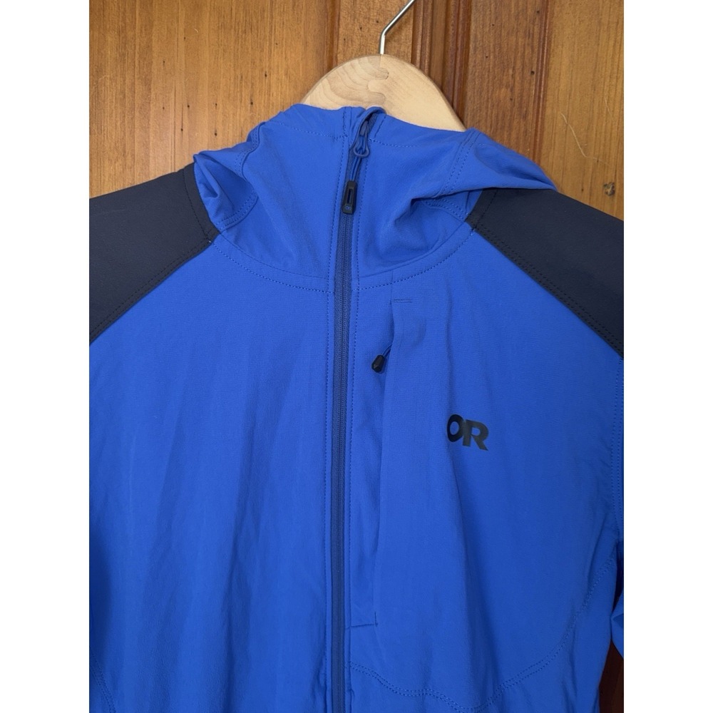 Outdoor Research Women's M Ferrosi Hoodie Jacket Blue Hiking Full Zip 287624 - Picture 2 of 10